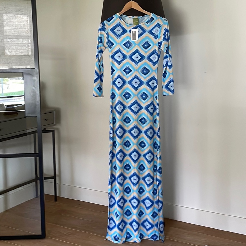 Brand new long sleeve maxi dress